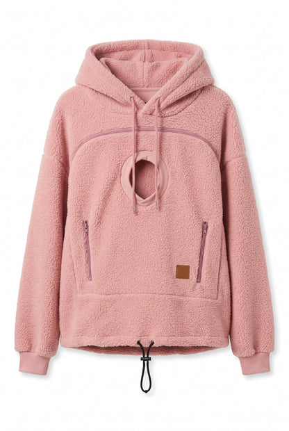 Pawdie hoodie in pink