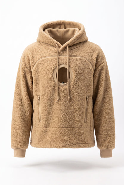 Pawdie hoodie in khaki
